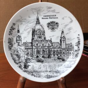צלחת מזכרת Hannover Neues Rathaus